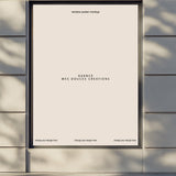 Window Poster Mockup Vol.1